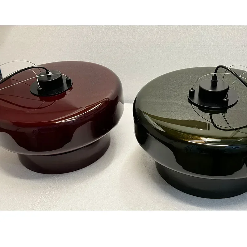 Lustre suspendu en verre design