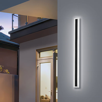 Lampe murale extérieure noire moderne à DEL IP65
