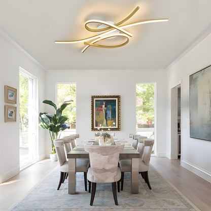 Plafonnier à LED en forme de notes de musique