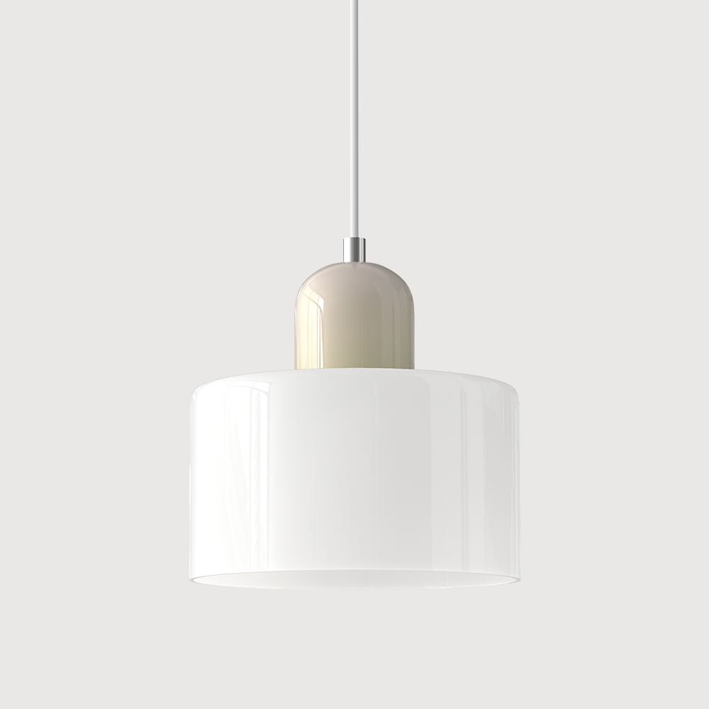 Lustre suspendu en verre épuré
