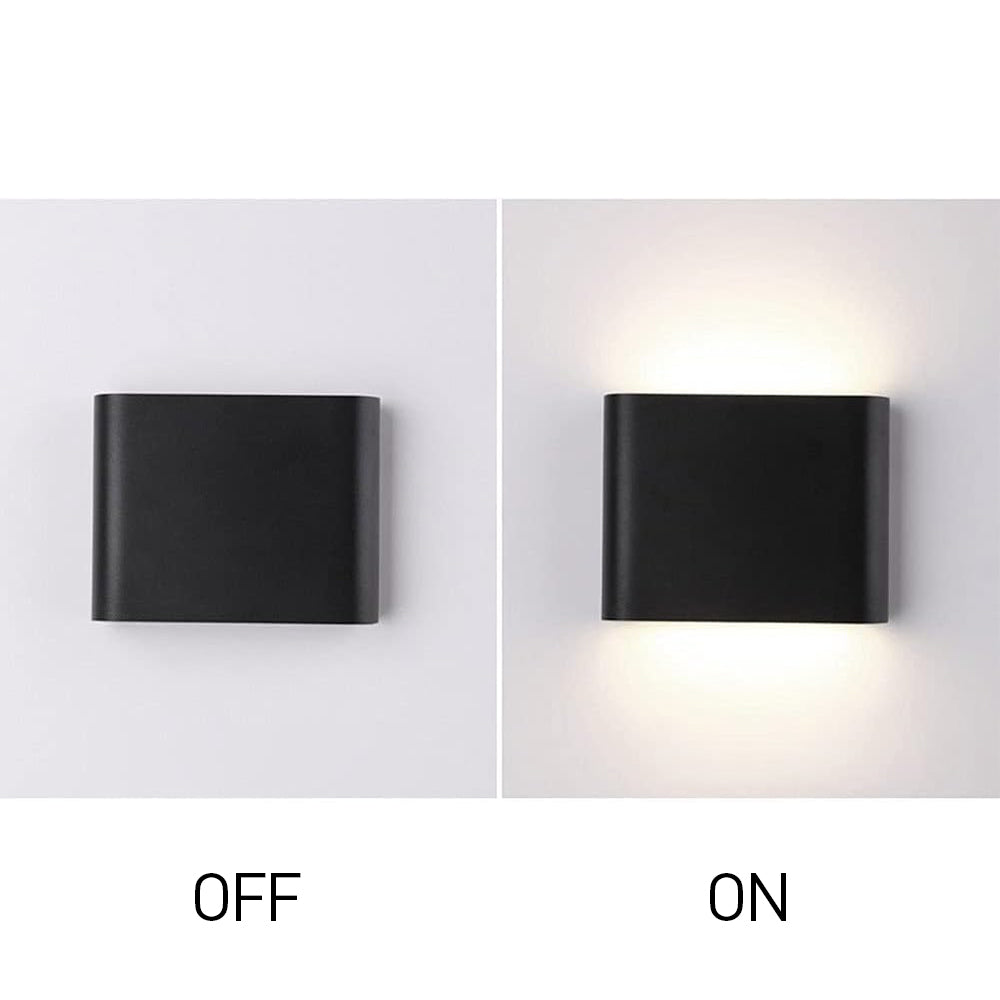 Lumière extérieure moderne étanche orientable haut-bas