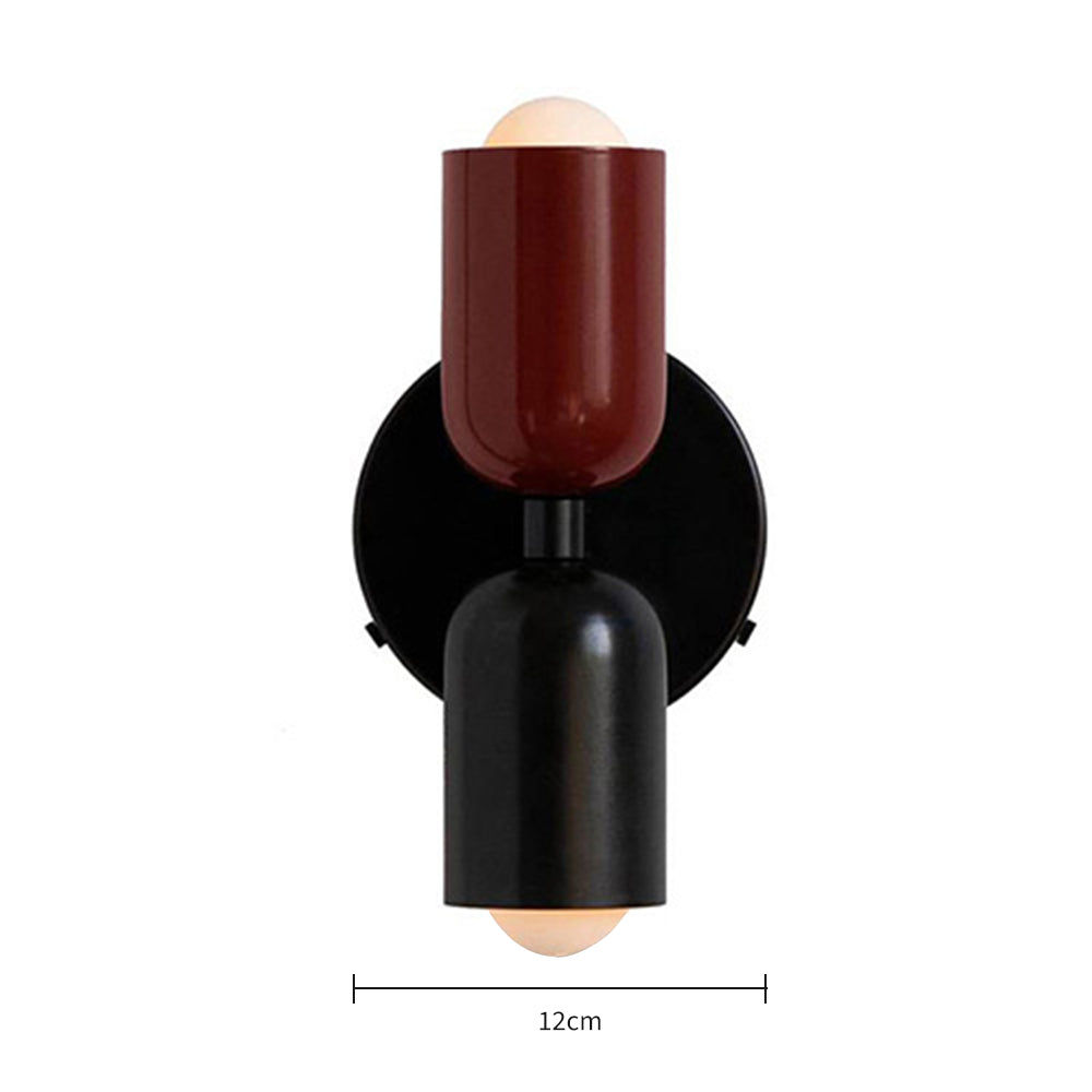 Applique murale industrielle à double tête