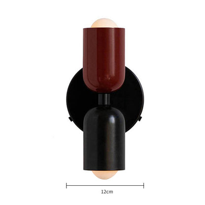 Applique murale industrielle à double tête