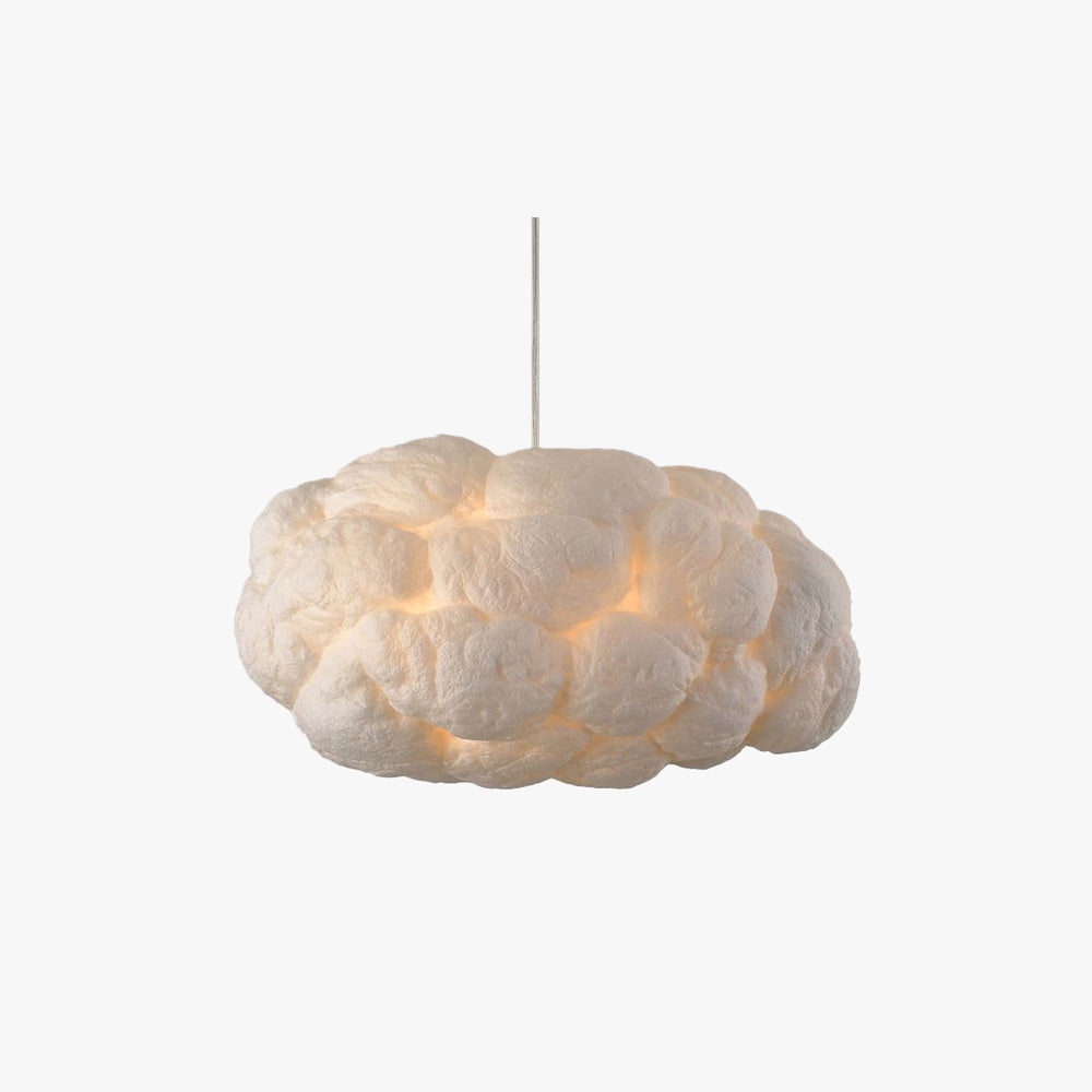 Lustre suspendu en forme de nuage à LED