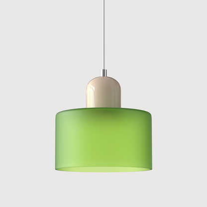 Lustre suspendu en verre épuré
