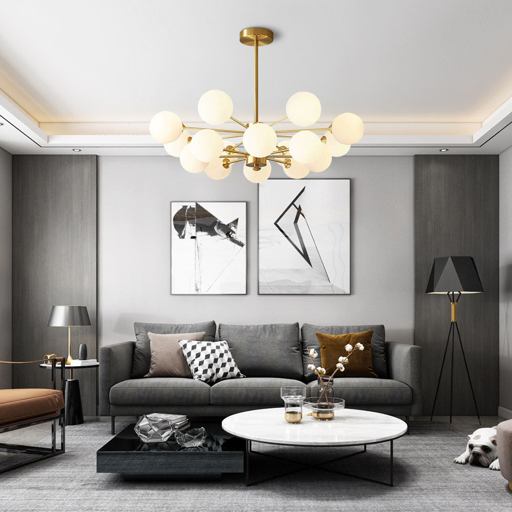 Plafonnier minimaliste doré