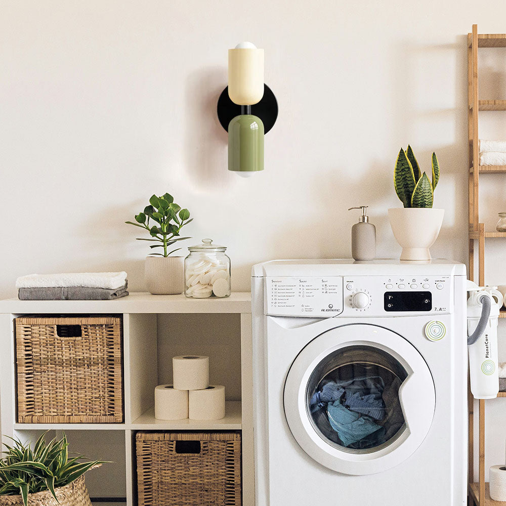 Applique murale industrielle à double tête