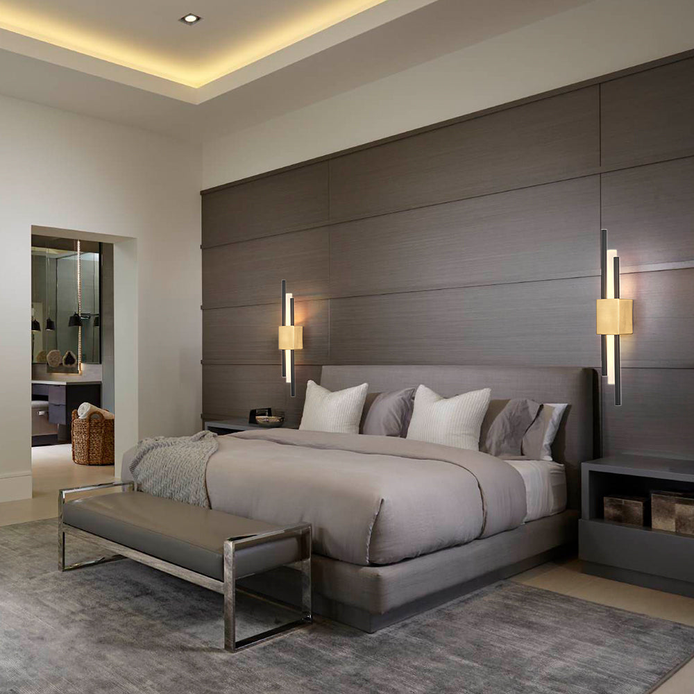 Applique murale verticale moderne à DEL