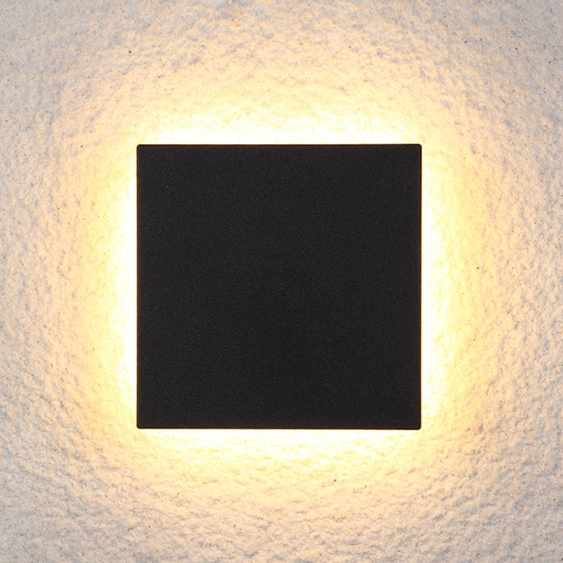 Applique murale extérieure LED géométrique moderne