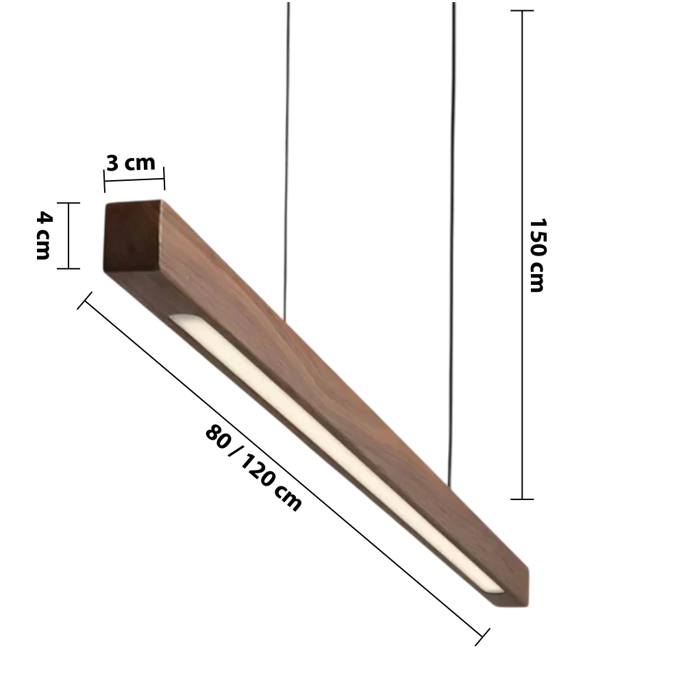 Suspension en bois scandinave moderne