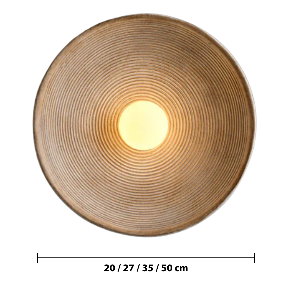 Lampe murale au design minimaliste japonais