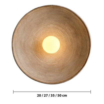 Lampe murale au design minimaliste japonais