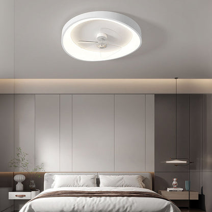 Ventilateur de plafond moderne avec lumière LED