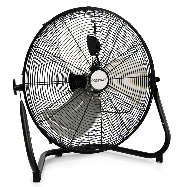 Ventilateur industriel de sol à haute vitesse de 20 pouces