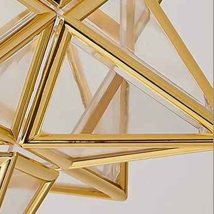 Lampe de plafond encastrée motif étoile