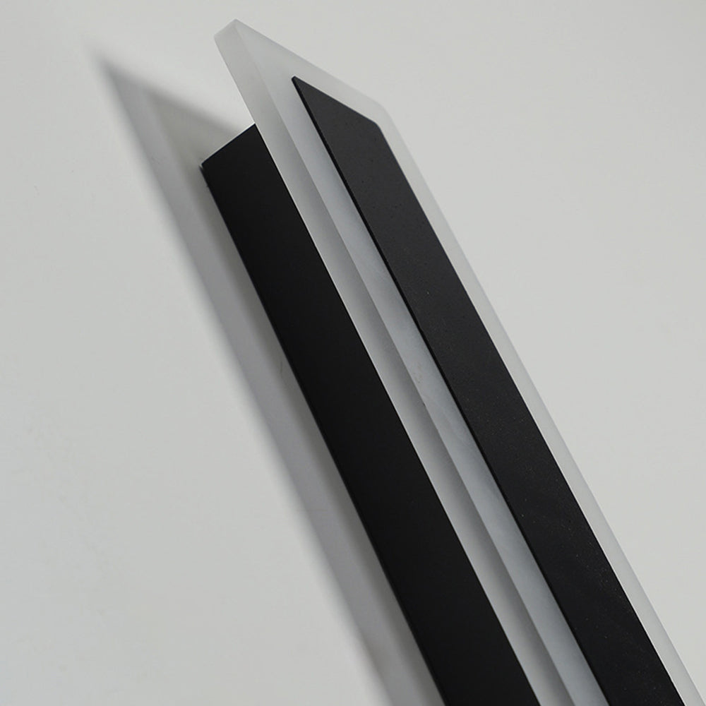 Lampe murale extérieure noire moderne à DEL IP65
