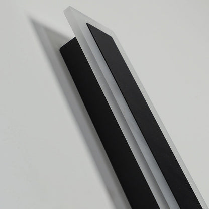Lampe murale extérieure noire moderne à DEL IP65
