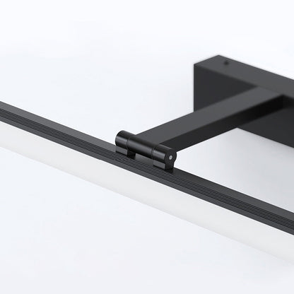 Lumière de miroir noire élégante