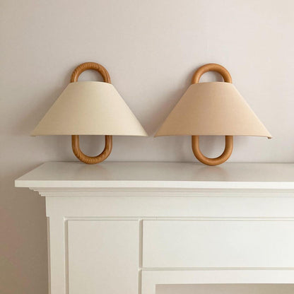Lampe murale plissée contemporaine