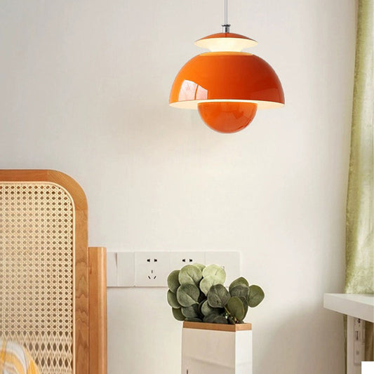 Lanterne suspendue en métal épuré