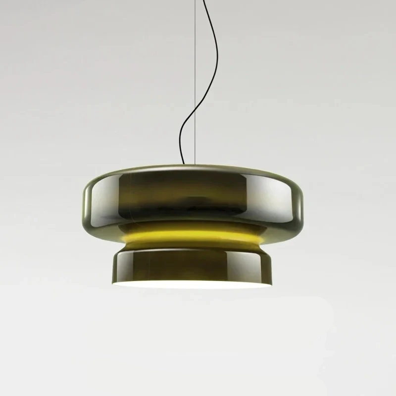 Lustre suspendu en verre design
