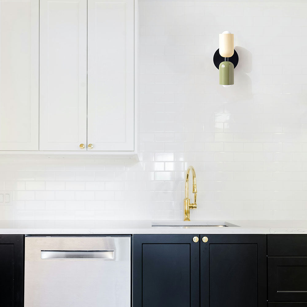 Applique murale industrielle à double tête