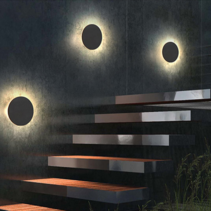 Applique murale extérieure LED géométrique moderne