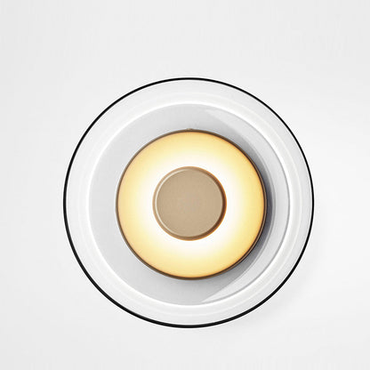 Suspension à abat-jour en verre contemporain