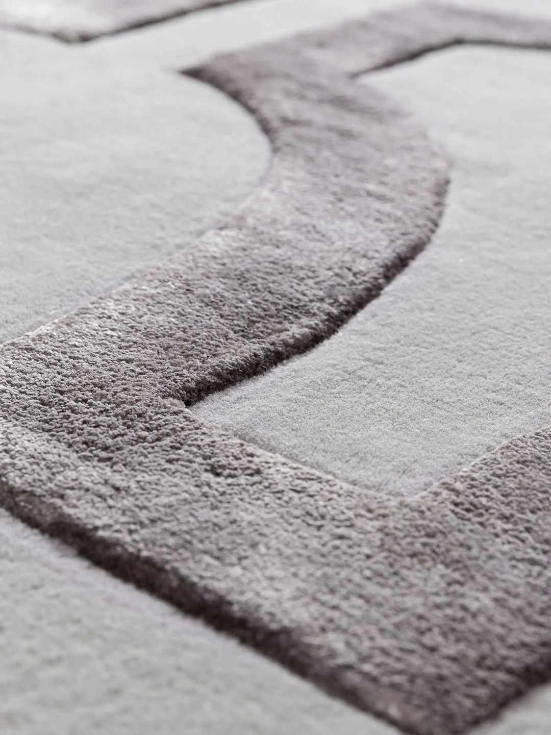 Tapis en laine crème pour salon design