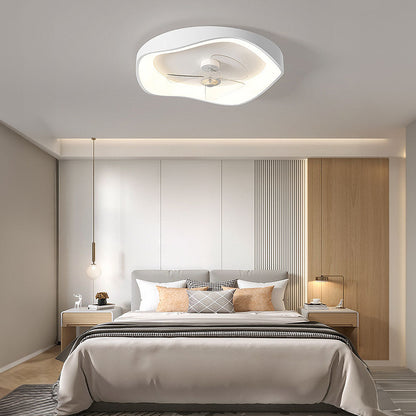 Ventilateur de plafond moderne avec lumière LED