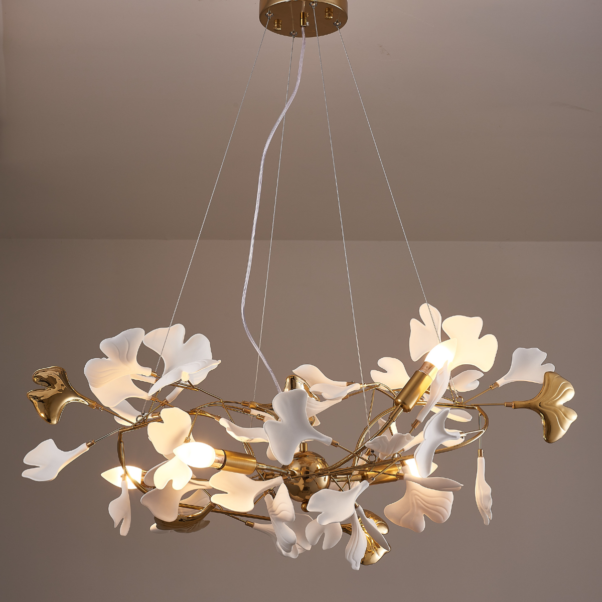 Lampe suspendue au design Ginkgo