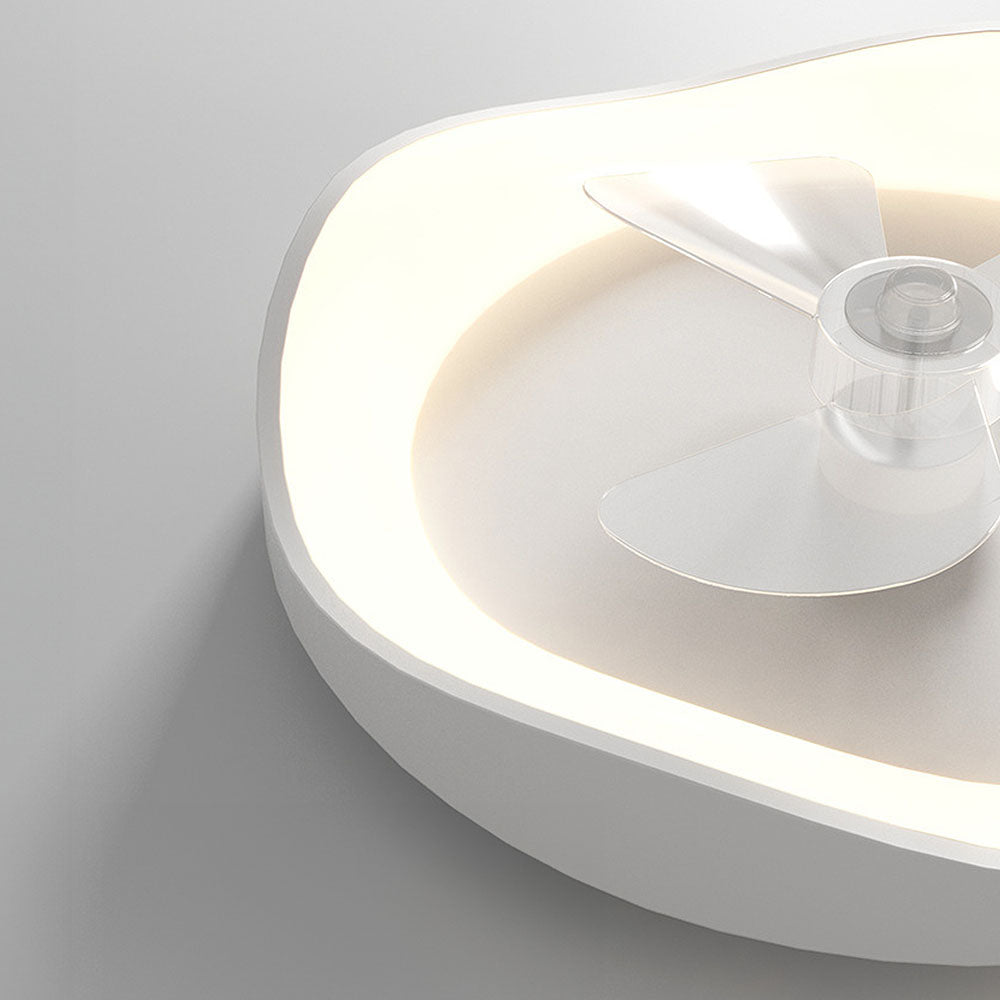 Ventilateur de plafond moderne avec lumière LED