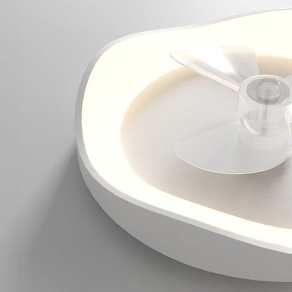 Ventilateur de plafond moderne avec lumière LED