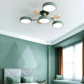 Lustre de plafond rond moderne à DEL