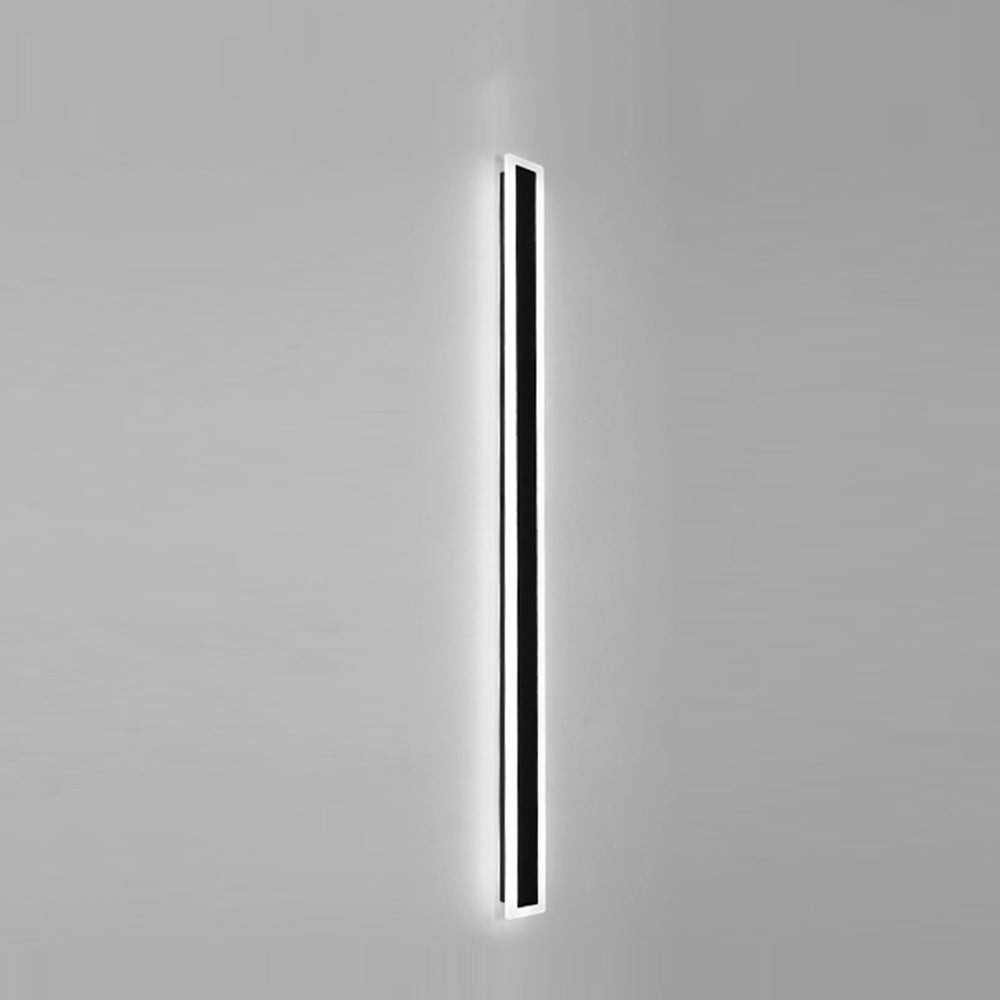 Lampe murale extérieure noire moderne à DEL IP65