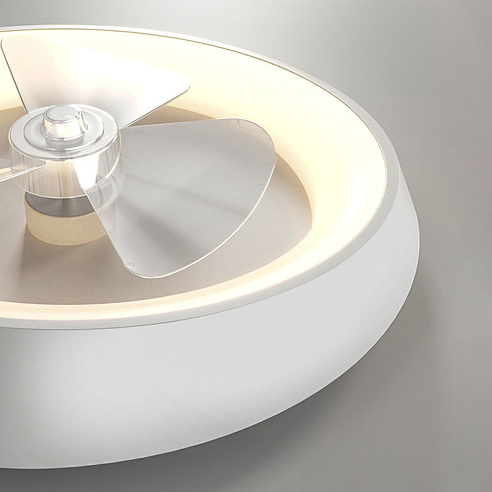 Ventilateur de plafond moderne avec lumière LED