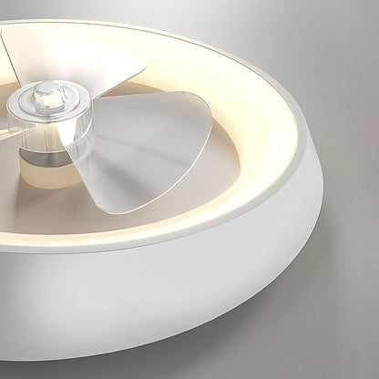 Ventilateur de plafond moderne avec lumière LED