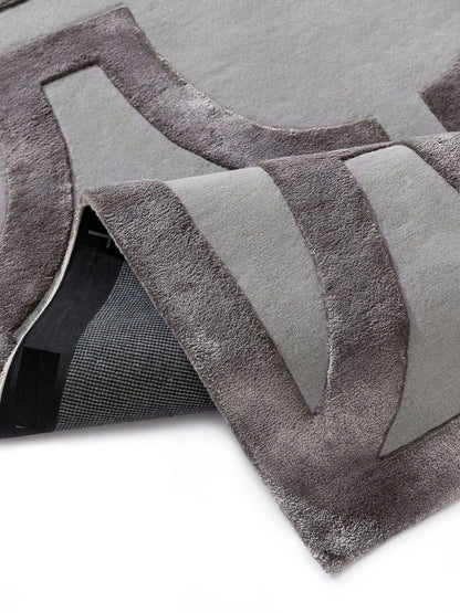 Tapis en laine crème pour salon design