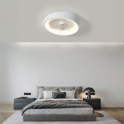 Ventilateur de plafond moderne avec lumière LED