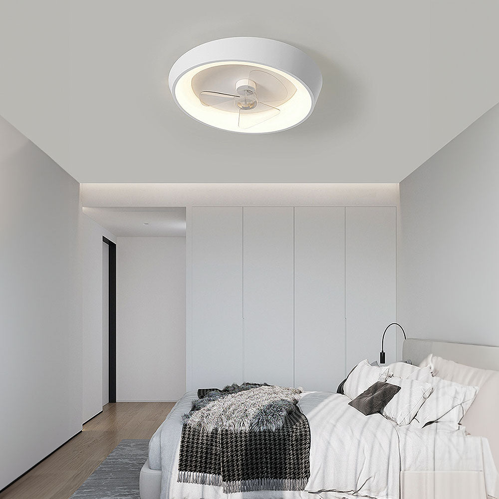 Ventilateur de plafond moderne avec lumière LED