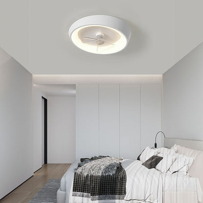 Ventilateur de plafond moderne avec lumière LED