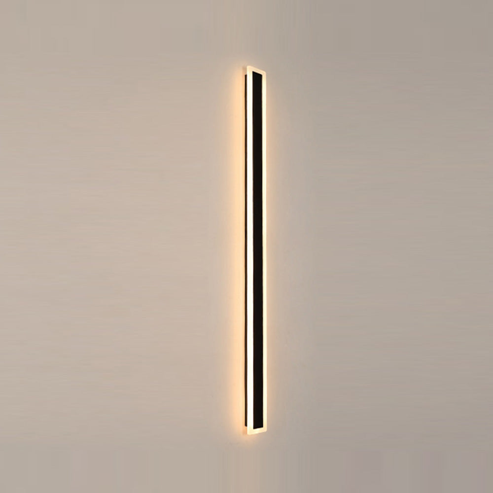 Lampe murale extérieure noire moderne à DEL IP65