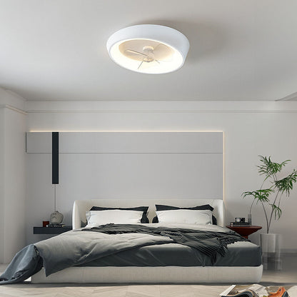 Ventilateur de plafond moderne avec lumière LED