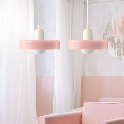 Suspension en vitrail Bauhaus