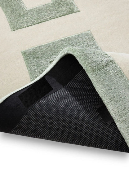 Tapis en laine crème pour salon design