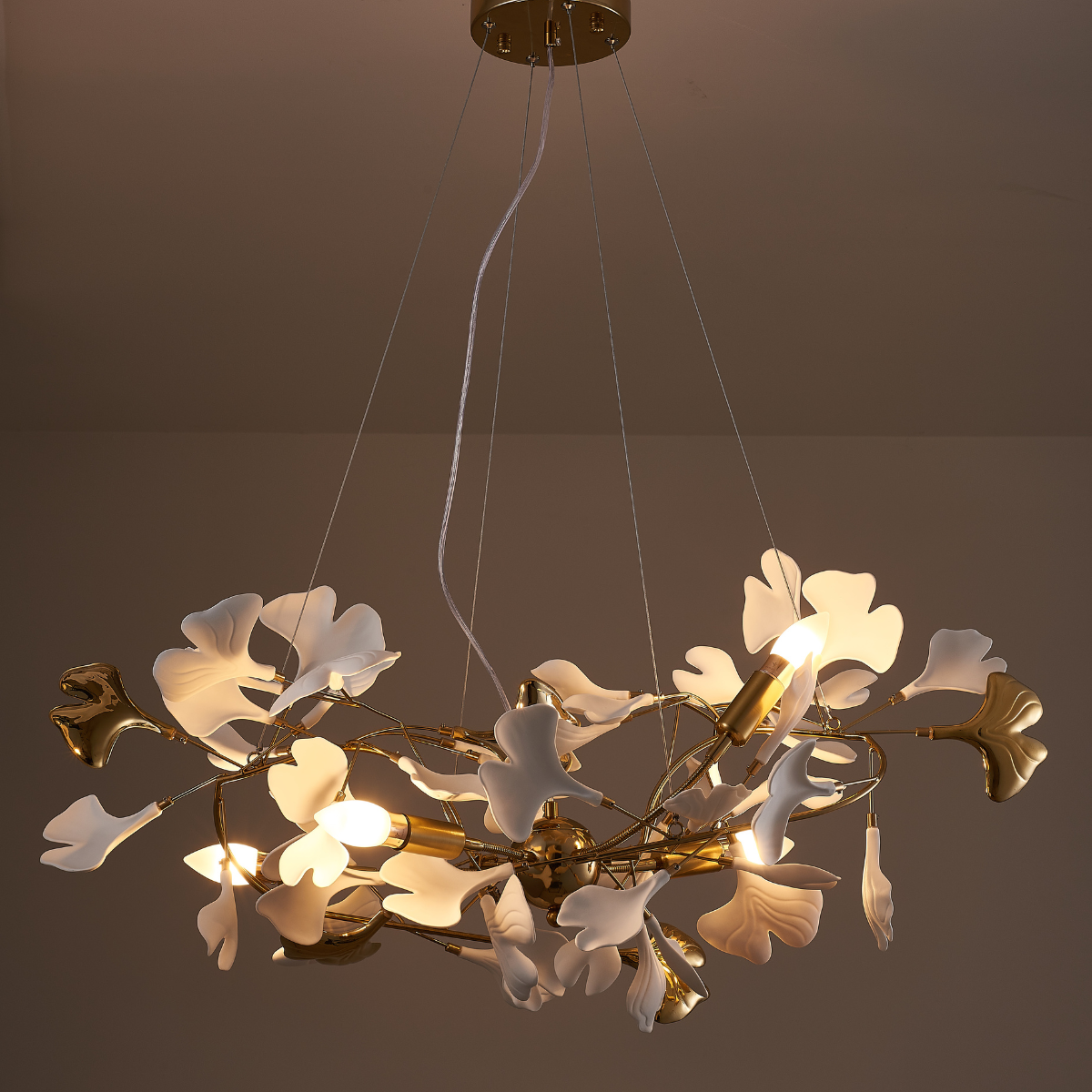 Lampe suspendue au design Ginkgo