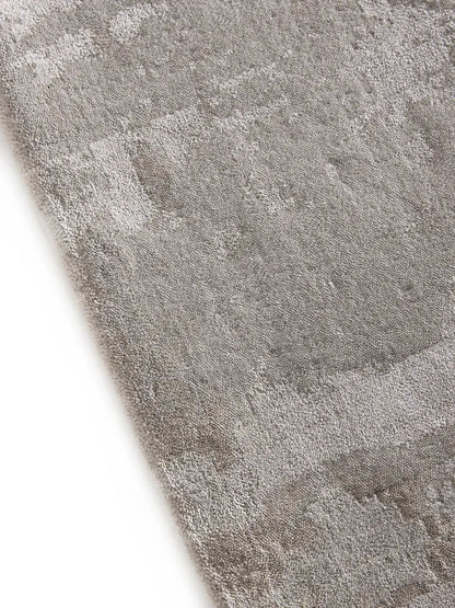 Tapis gris en viscose pour salon