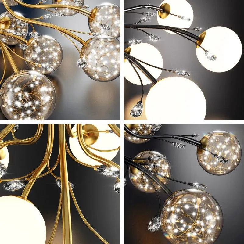 Plafonnier à DEL scandinave