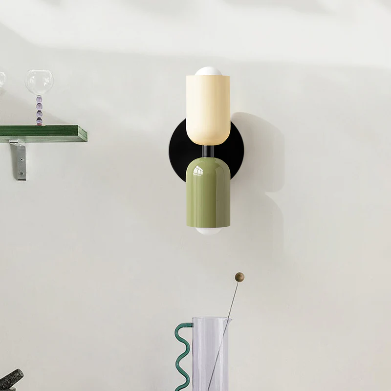 Applique murale industrielle à double tête