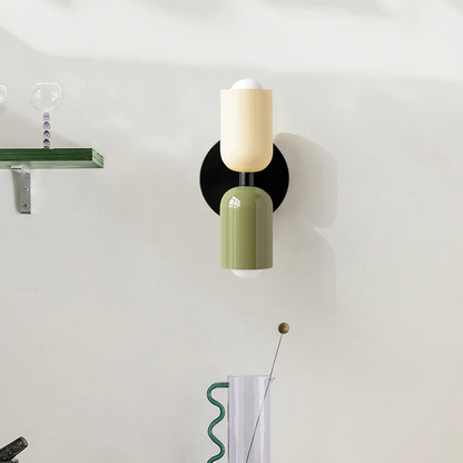 Applique murale industrielle à double tête